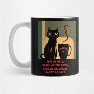 coffee lover - black as the devil Mug